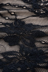 Lace Patchwork Backless Slip Sleeveless Bodysuit