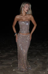 Hali Maxi Skirt - Gold
