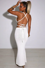Alexa Maxi Skirt - White