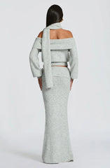 Andie Top - Light Grey Marl