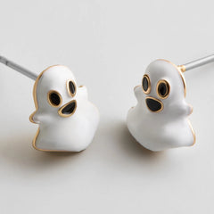 Glow-In-The-Dark Ghost Stud Earrings - Ghost
