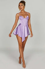 Saffron Playsuit - Purple