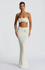 Sola Maxi Skirt - Ivory