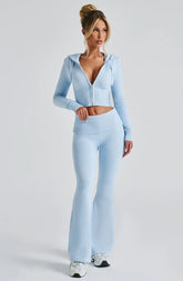 Portia Knit Pants - Baby Blue
