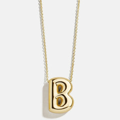 Kids' Bubble Initial Necklace - Gold