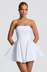 Dionne Mini Dress - Ivory