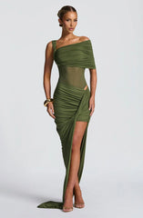 Henrietta Maxi Skirt - Khaki
