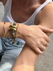 Knotty Initial Custom Bracelet - Camo Double Letters