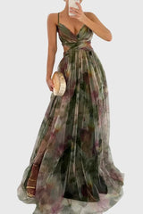 Floral Summer Maxi Dress – Breathable Fabric & Flattering Silhouette