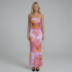 Romina Mesh Maxi Dress