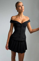 Gretchen Mini Skirt - Black