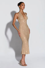 Sonora Midi Dress - Gold