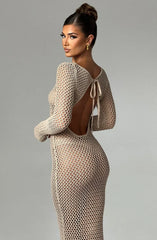 Moana Maxi Dress - Beige